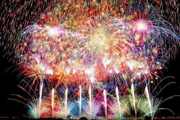 Фейерверк мерцающий