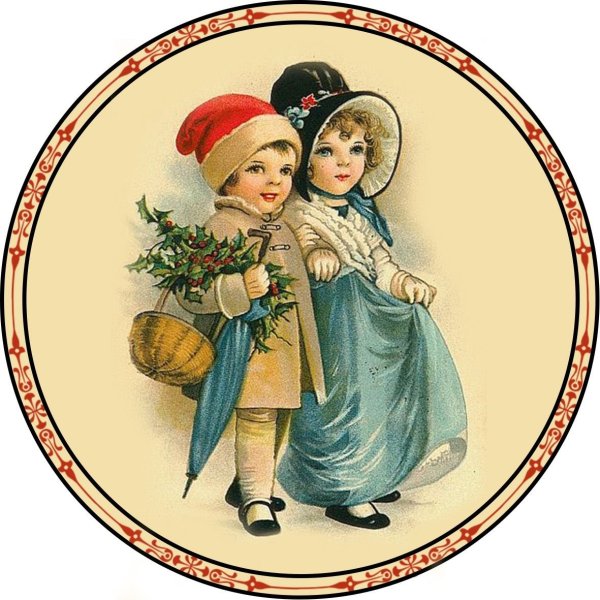 Винтажные Рождественские открытки