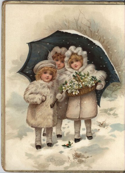 Старинные новогодние открытки