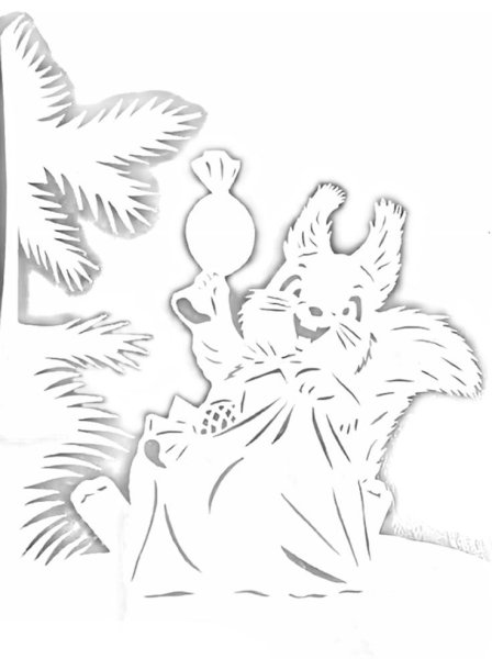 Зимние вырезалки на окна