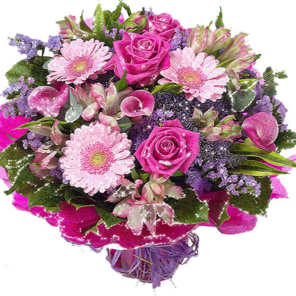 Букет цветов gif