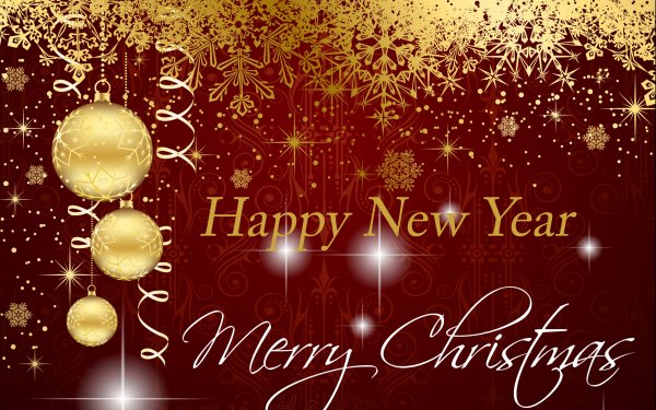 Merry Christmas and Happy New year открытки