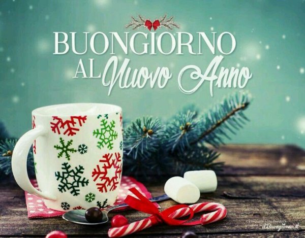 Открытка buon Natale e Felice anno