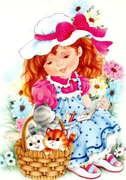 Зайчик с лукошком