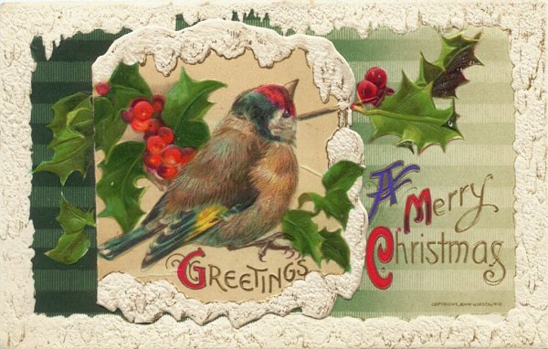 Рождественская открытка в Великобритании