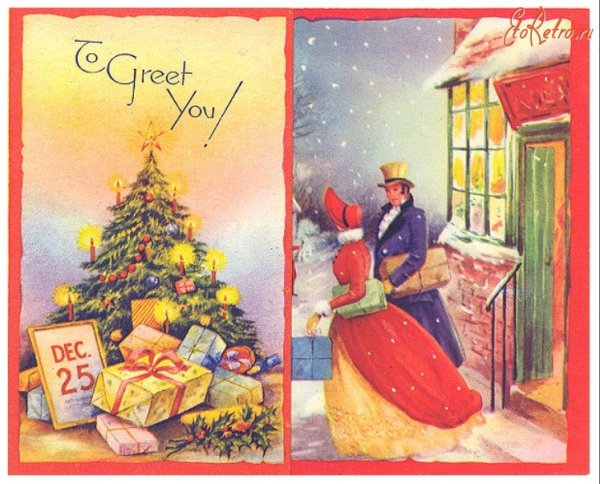 Рождество в Англии открытки