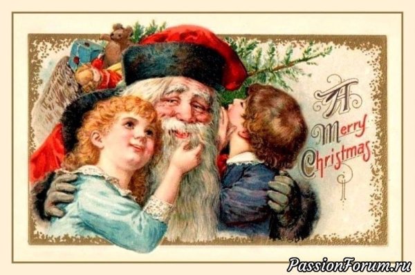 Первая Рождественская открытка Генри Коула