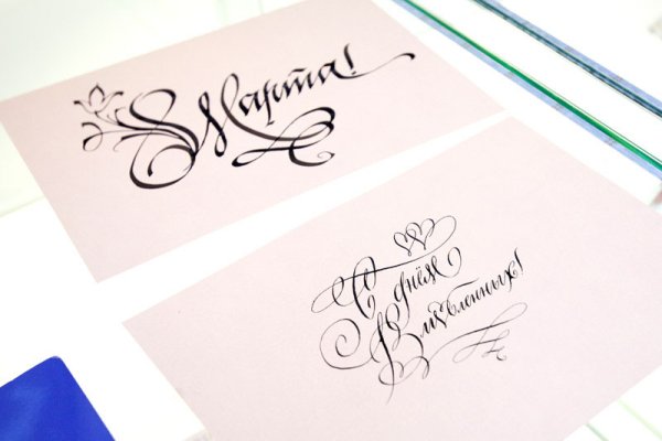 Подпись открытки