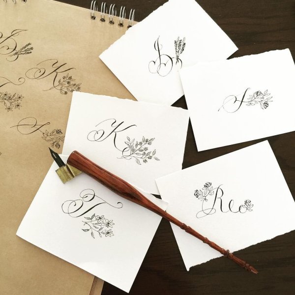 Каллиграфия открытки