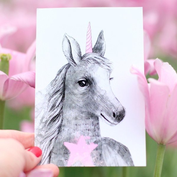 Открытка Единорог