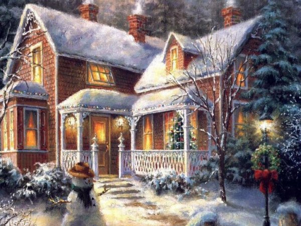 Ники Боэми картины зимние картины