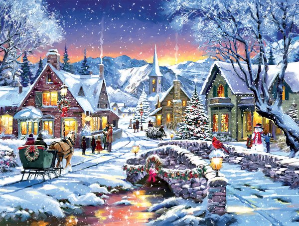 Картины Nicky Boehme Рождественские
