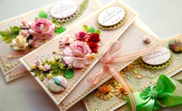 Подарочный конверт Скрапбукинг