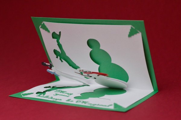 Объемная открытка