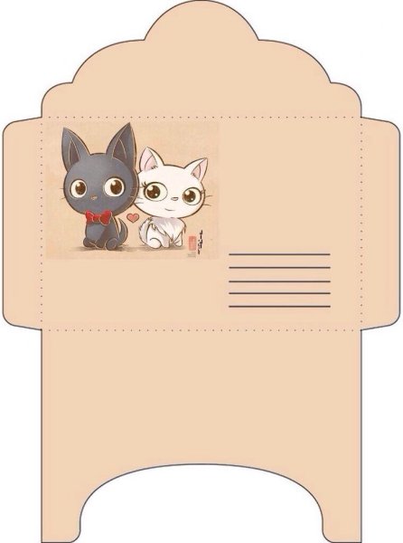 Конверт шаблон для печати