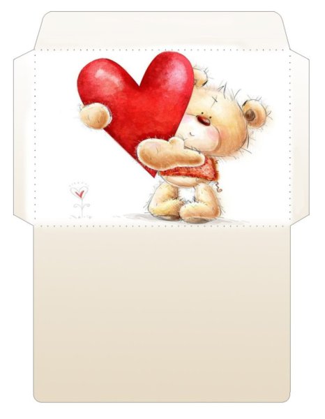 Конверты для печати любимому