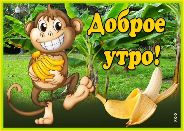 Плакат вырубной "обезьянка"