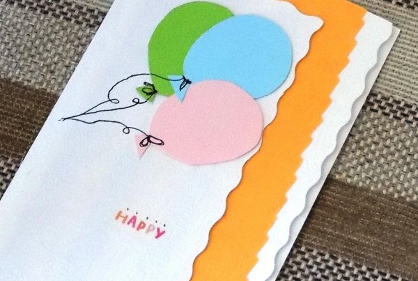 Самодельные открытки на день рождения