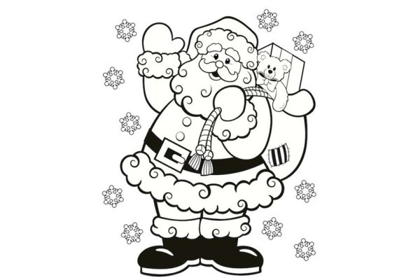 Рождество в Германии раскраска