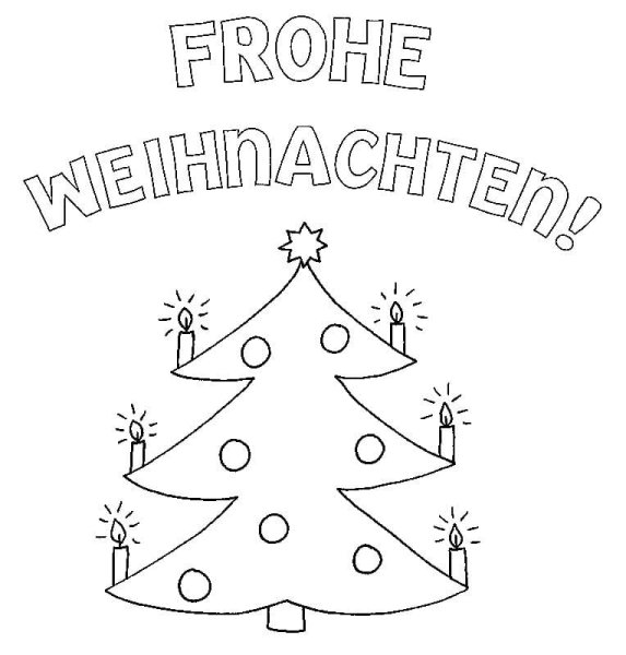 Рождество в Германии раскраска