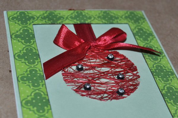 Новогодняя открытка своими руками