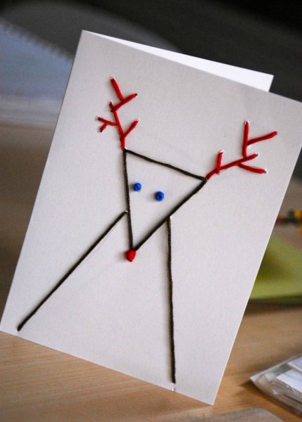 Необычные открытки на новый год