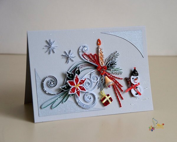 Новогодняя открытка своими руками