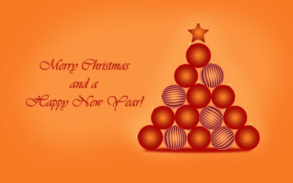 Merry Christmas and Happy New year открытки
