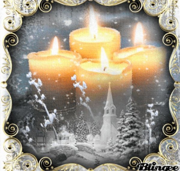 Анимированные открытки 4 адвент