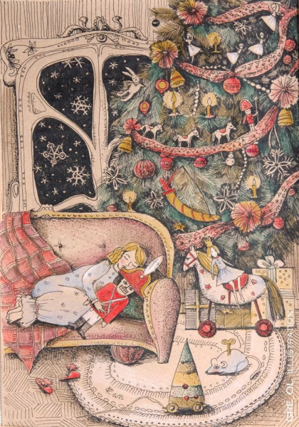 Оля Гребенник иллюстратор