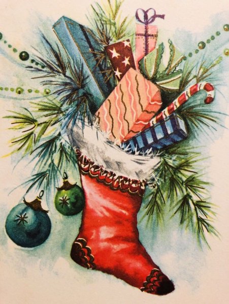 Винтажные Рождество ретро открытки Католические