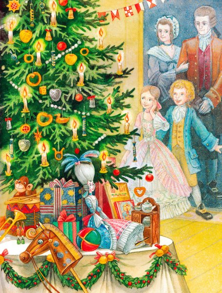 Щелкунчик иллюстрации к сказке Гофмана