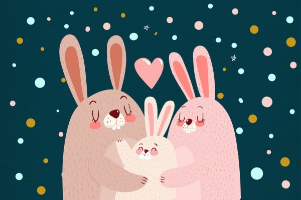 Заяц открытка