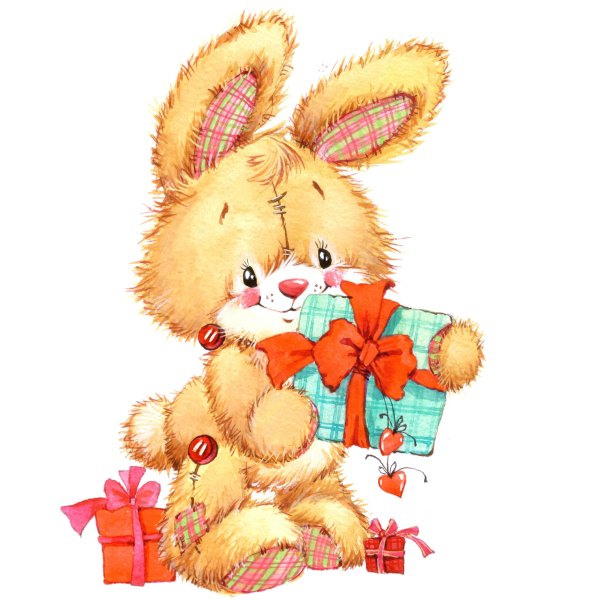 Зайка с сердечком