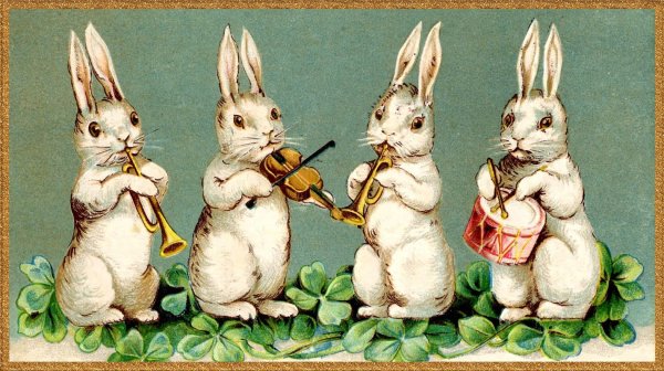 Открытки с зайчиками