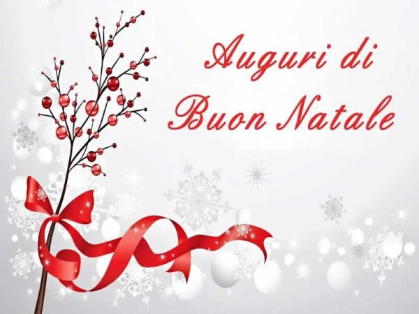 Buon Natale красивым шрифтом