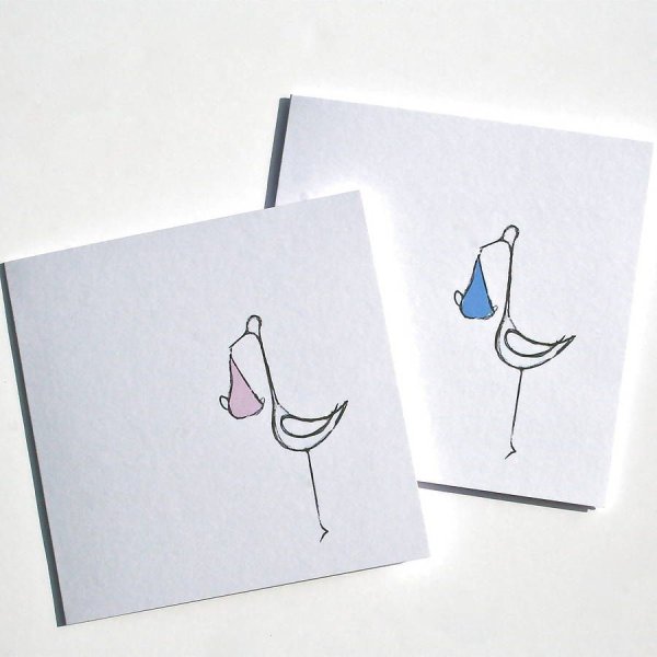 Открытка в минималистическом стиле