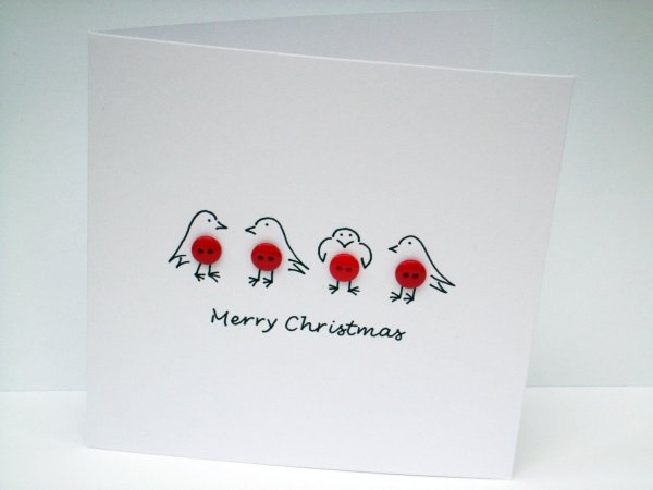 Минималистические открытки на новый год