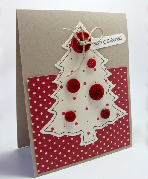 Новогодняя открытка своими руками