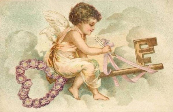 Винтажные ангелочки для декупажа