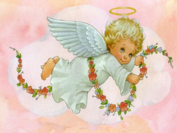 Открытки ангелочки