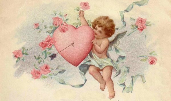 С днем Святого Валентина ретро