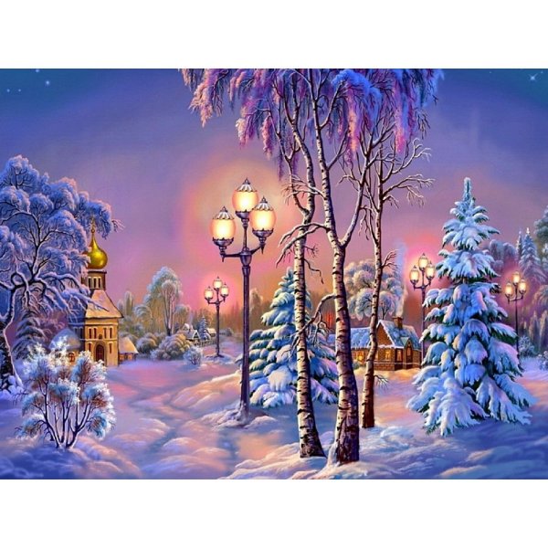 Виктор Цыганов зимние пейзажи