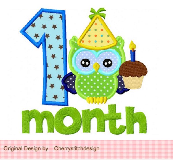 1 Месяц мальчику