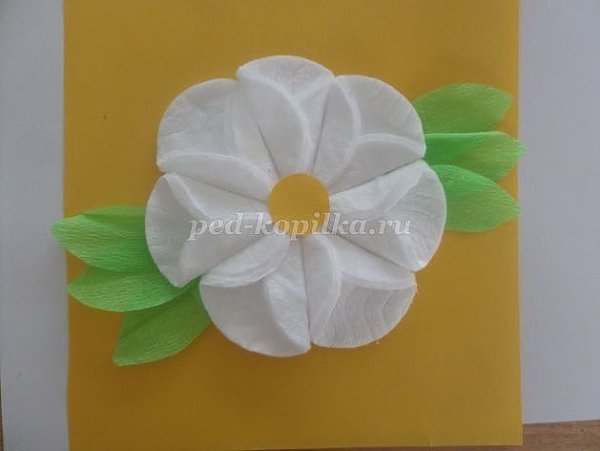 Поделка для мамы из ватных дисков