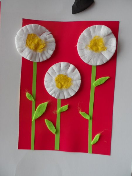 Поделки и ватных дисков и палочек