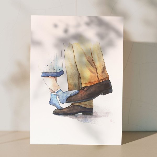 Авторские открытки с рукой