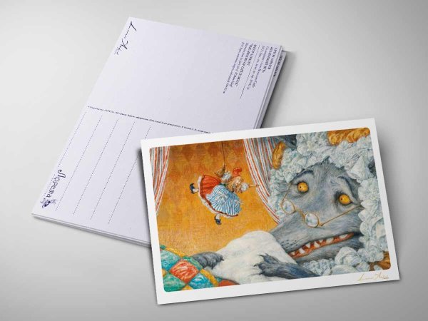 Почтовые открытки акварель