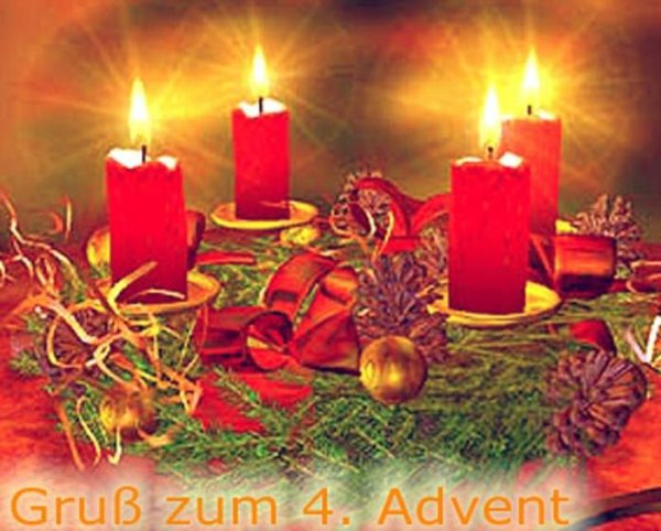 Адвент открытка для немца