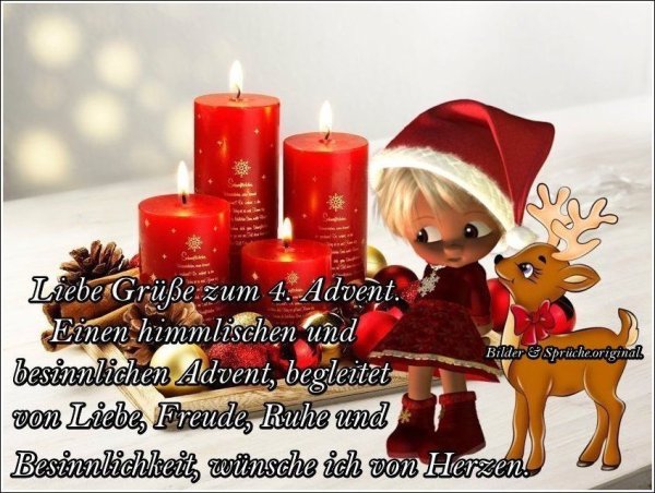 4 Advent wünsche открытки